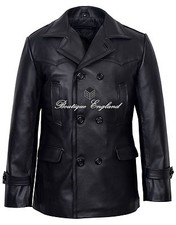 German ww2 mens leather coat - german,