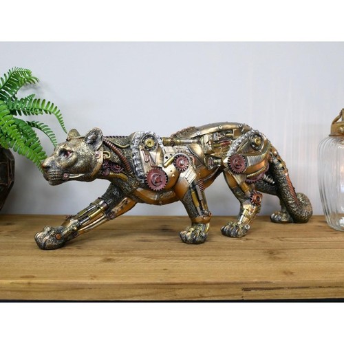 Steampunk big cat - big, ornament