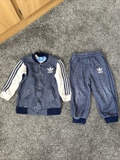 Original Adidas Baby Kids Toddler Boys Tracksuit Size 18-24months