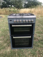 KENWOOD CK234DF SL 60 cm Dual Fuel Cooker - Grey & Chrome 
