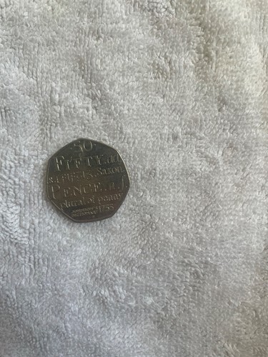 Fifty pence 50p coin saxon - 50p,