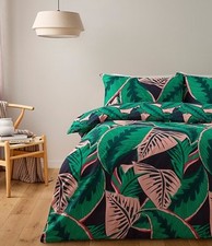 Green Jungle Leaves Leaf Print