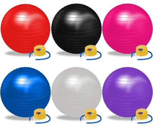 Yoga gym ball 75cm - 75cm, anti