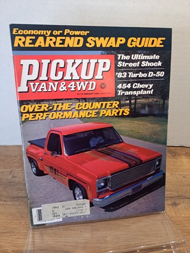 Pickup van and - van, january