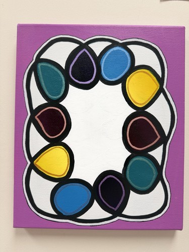 Acrylic painting canvas - painting,