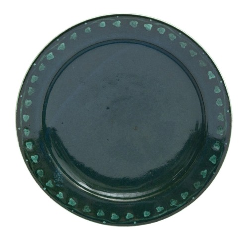 Ruskin pottery side - ruskin, plate