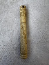 Antique bone stanhope - , needle