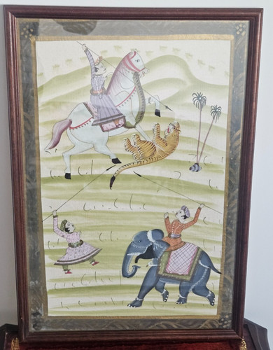 Vintage indian miniature - vintage,