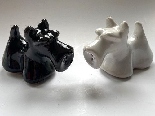 Scottie dogs black - dogs, &