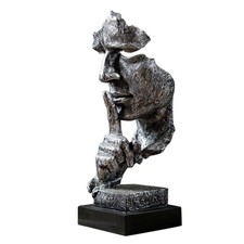 Silent Thinker Statue Sculpture Modern Art Figurine Desktop Living Room Decor