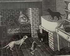 TIRZAH GARWOOD "Farm Cats" -