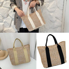 Women Boho Wicker Handbag Bag