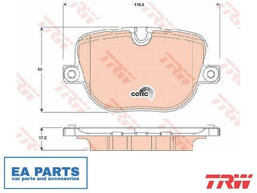 Brake pad set disc - set,,