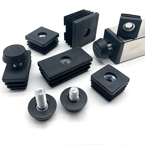 Square plastic end adjustable - square,