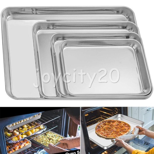 Stainless steel baking tray - stainless,
