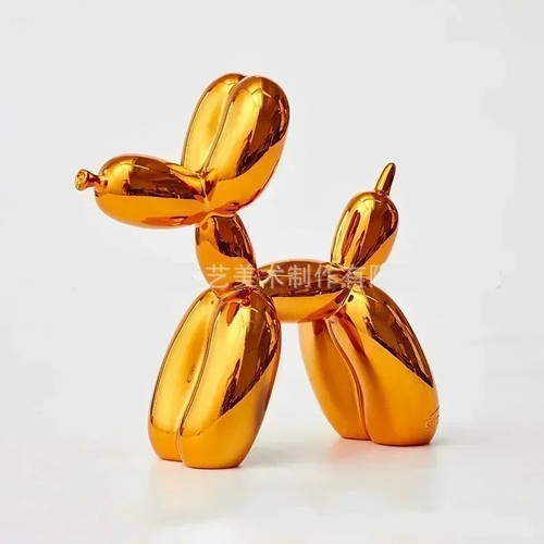 Resin balloon dog sculpture - balloon,