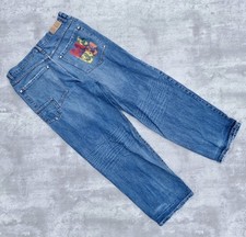 Vintage 2 Pac Makaveli Mens Hip Hop Rap Baggy Jeans Mens Waist 36"