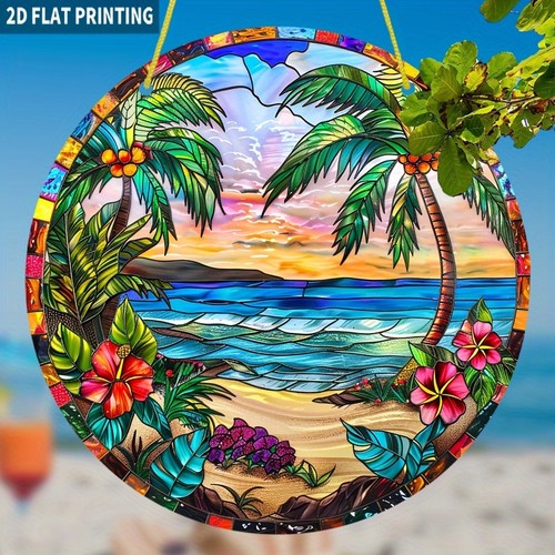 Tropical palm tree - tree, beach