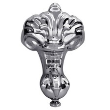 Set of 4 Chrome Ball & Claw