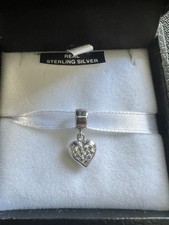 Warren James  - Silver Heart Charm for Charm Bracelet - BNWOT
