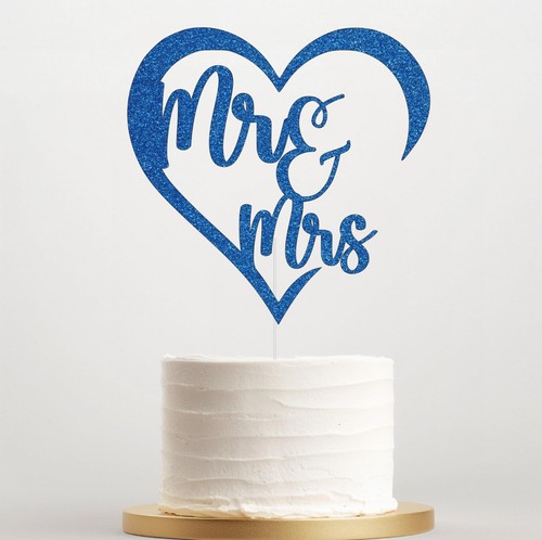 Mrs wedding cake topper - mr,