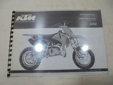 KTM 50 JUNIOR ADVENTURE PARTS LIST CATALOGUE 2002 (ATT)
