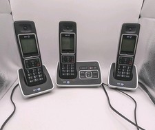 BT 6500 TRIO Telephone Answering Machine Cordless x3 Phones Nuisance Call Block