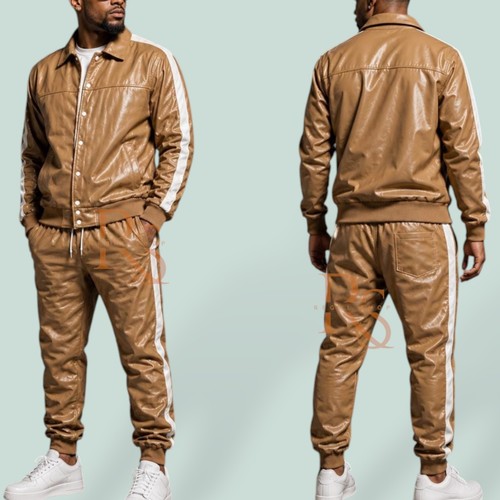Men genuine lambskin leather - men's,