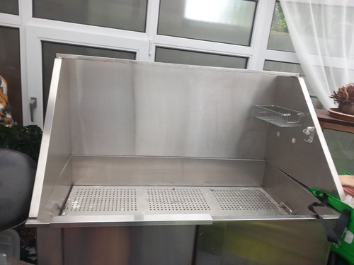Metal dog grooming bath - metal,