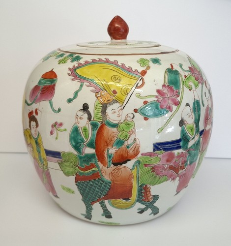 Large chinese hand - large, hand-painted