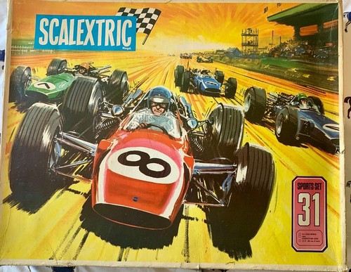 Vintage scalextric set 1969 - vintage,