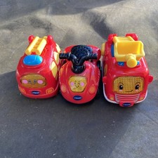Vtech Kids Toy Educational 2 Fire Engines 1 Quad Bike Age 2-5