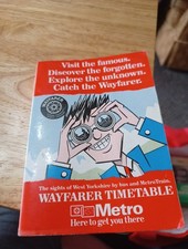 Wayfarer Bus And Metro train Services Timetable 1987
