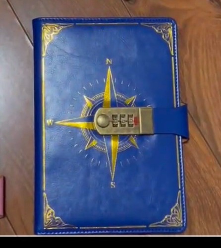 Notebook with lock - a5,