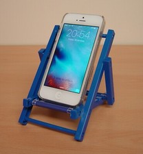 Novelty DECK CHAIR Desktop Mobile Phone Holder FREEPOST (D4)