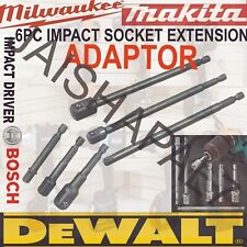 1/4"3/8"1/2" Socket Driver Set BOSCH AEG RYOBI HILTI PANASONIC HITACHI MILWAUKEE