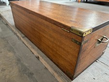 Large Lockable Mahogany Box