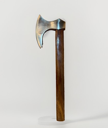 Handcrafted axe steel head - steel,