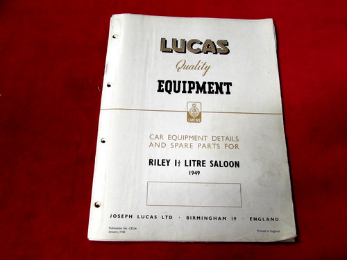 Riley litre saloon 1949 - riley, 1.5