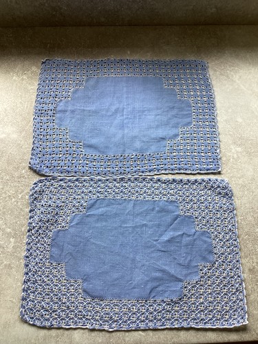 Vintage linen placemats 2 - vintage,