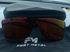 Fast  Metal alpine sunglasses made in usa polarized orange
