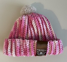 Handmade Crochet Pink & Cream