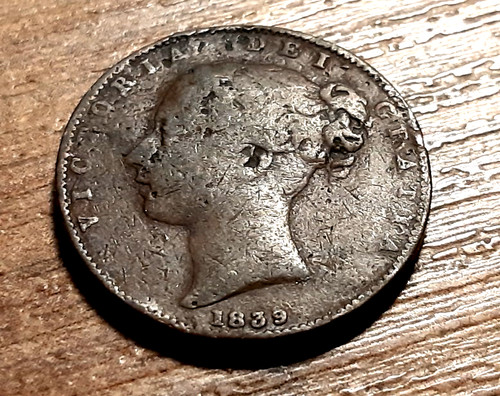 Victoria farthing 1839 - victoria,
