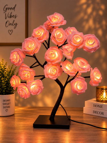 Led rose flower - flower, tree