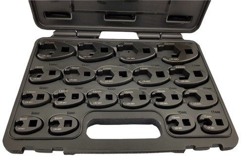 19pc 1 2 crowsfoot - 3/8",