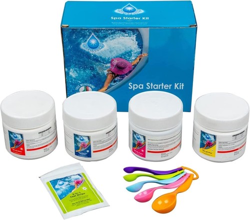 Pool chemical starter - starter, kit