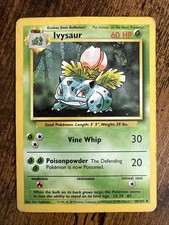 Pokémon TCG Ivysaur Base Set