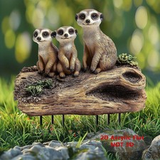 Meerkat Garden Stake 2D Yard