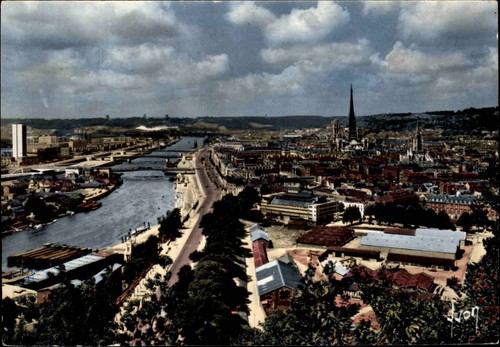 Cpa carte postale 1960 rouen - postale, ~1960
