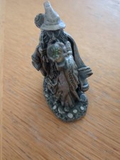 The Hobbit Collection Gandalf Pewter Figure & Crystal Tolkien Society 1991@pai#H